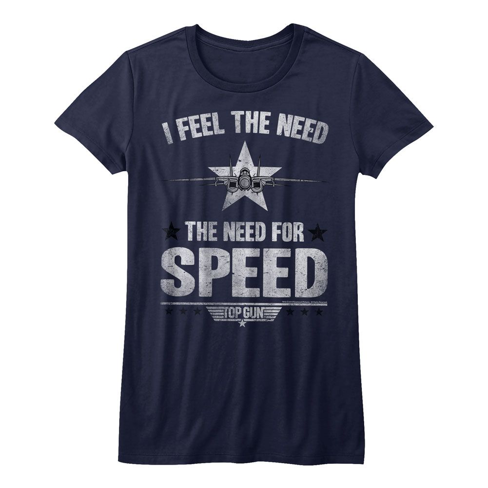 Top Gun Need For Speed Navy Women's T-Shirt