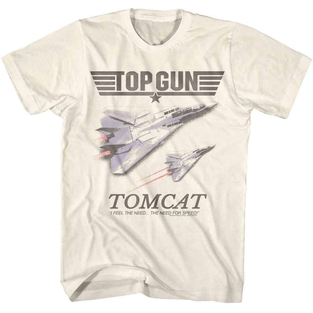 Top Gun Tomcat Natural T-Shirt