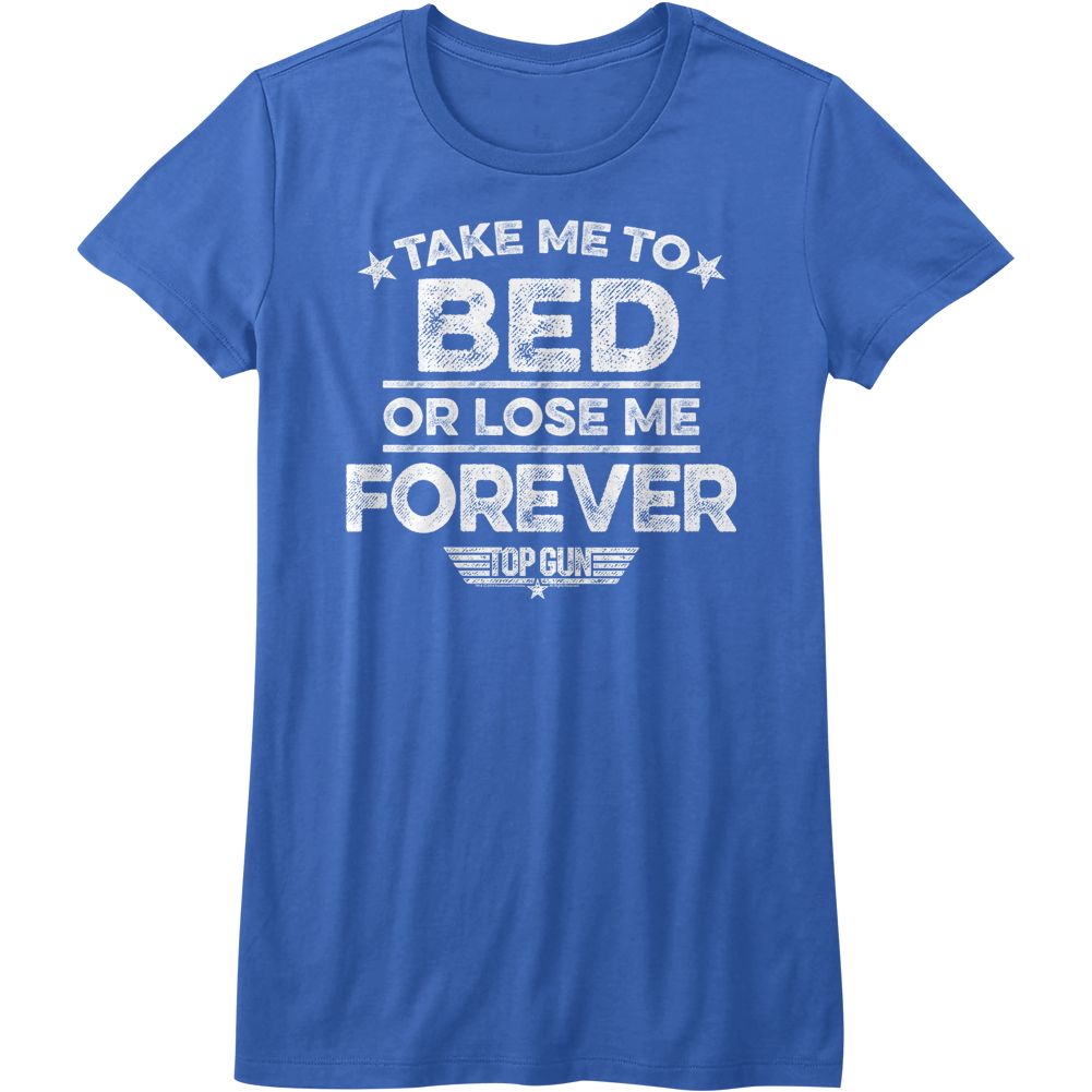 Top Gun Lose Me Forever Royal Blue Women's T-Shirt