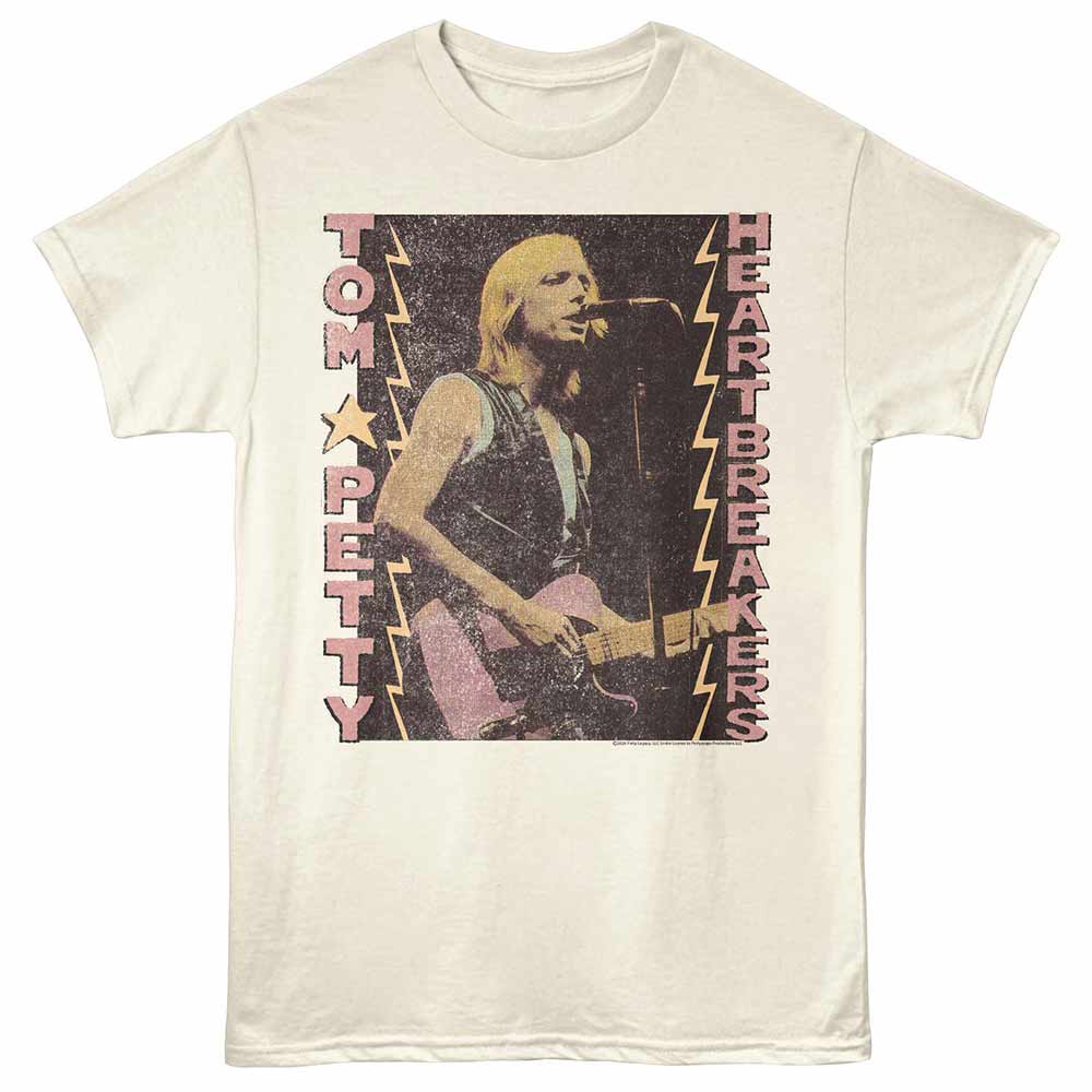 Tom Petty Star Photo Natural T-Shirt