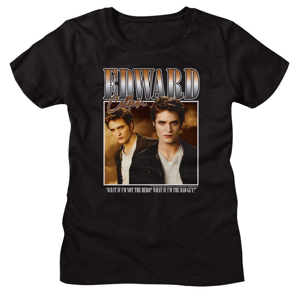 Twilight Two Image Box Black Women's T-Shirt