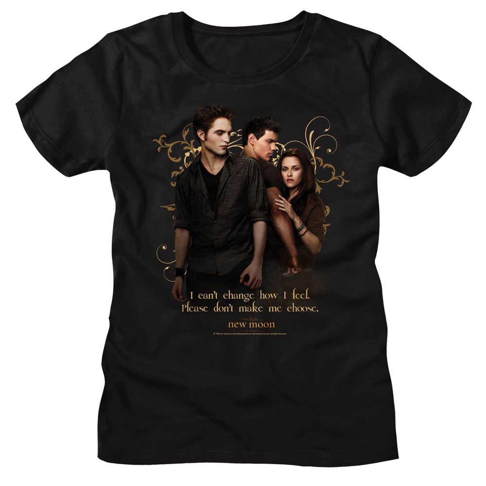 Twilight New Moon Poster Black Women's T-Shirt