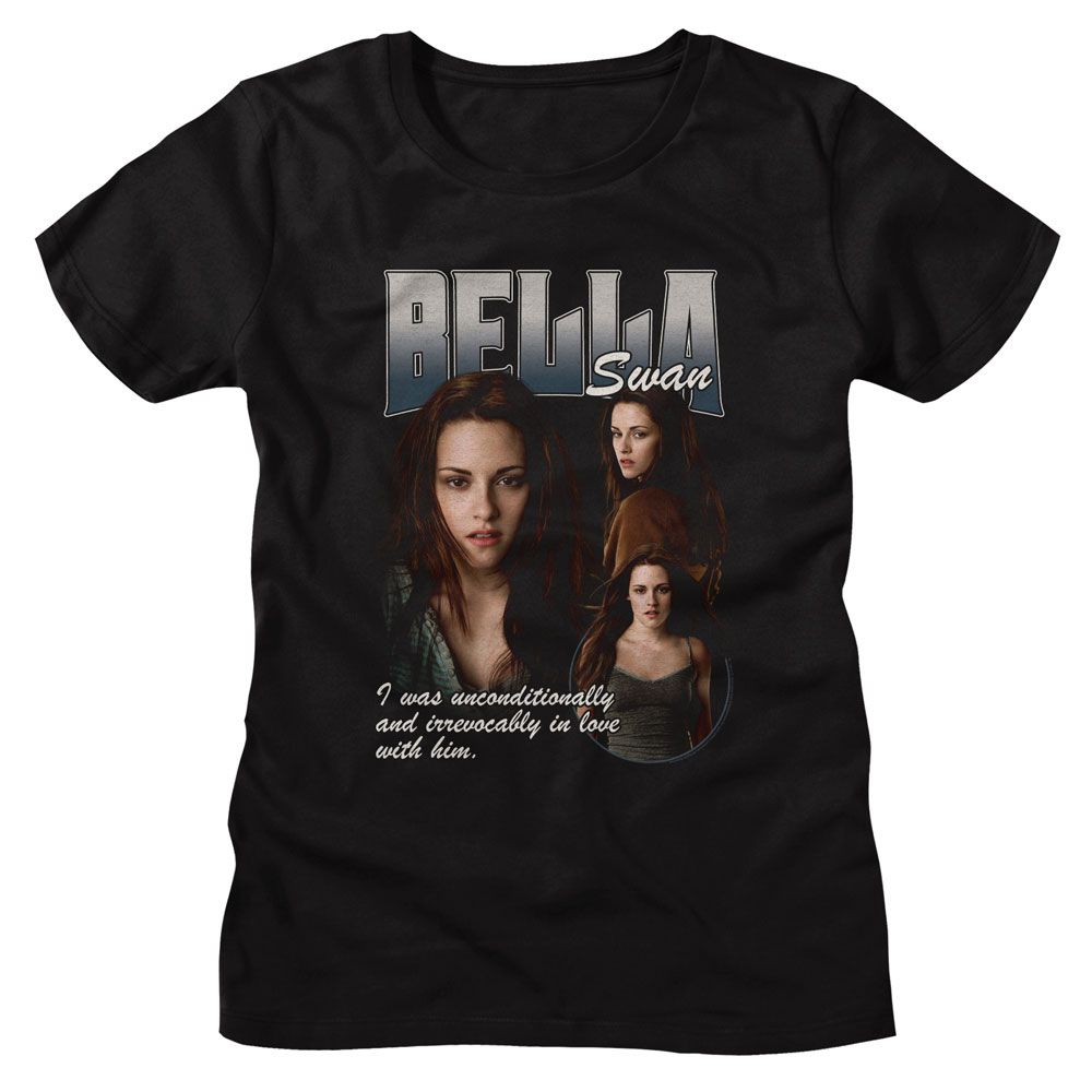 Twilight Bella Irrevocably in Love Black Women's T-Shirt