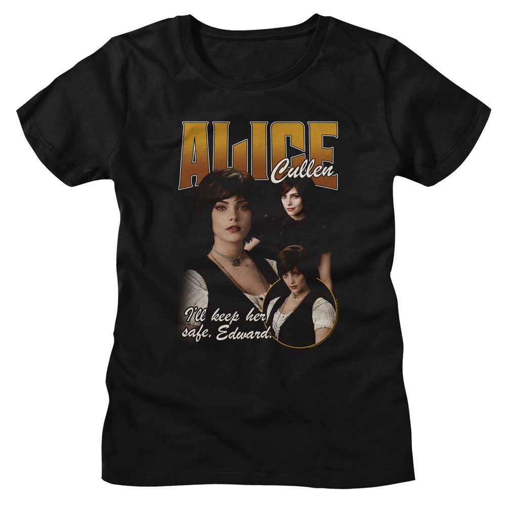 Twilight Alice Ill Keep Her Safe Black Women's T-Shirt
