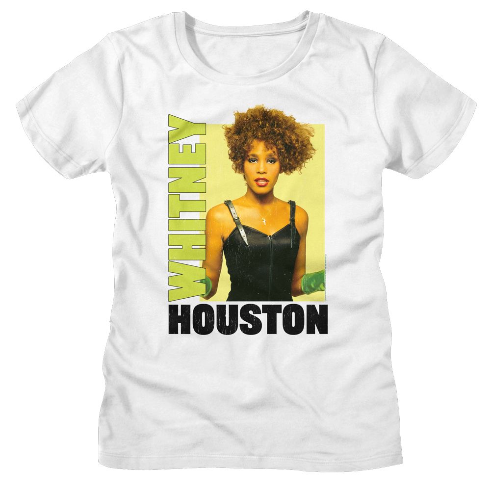 Whitney Houston Whitney With Gloves Box White Women's T-Shirt