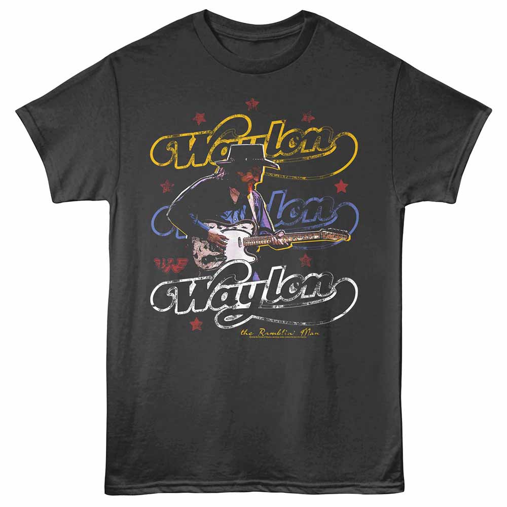 Waylon Jennings Triple Smoke T-Shirt