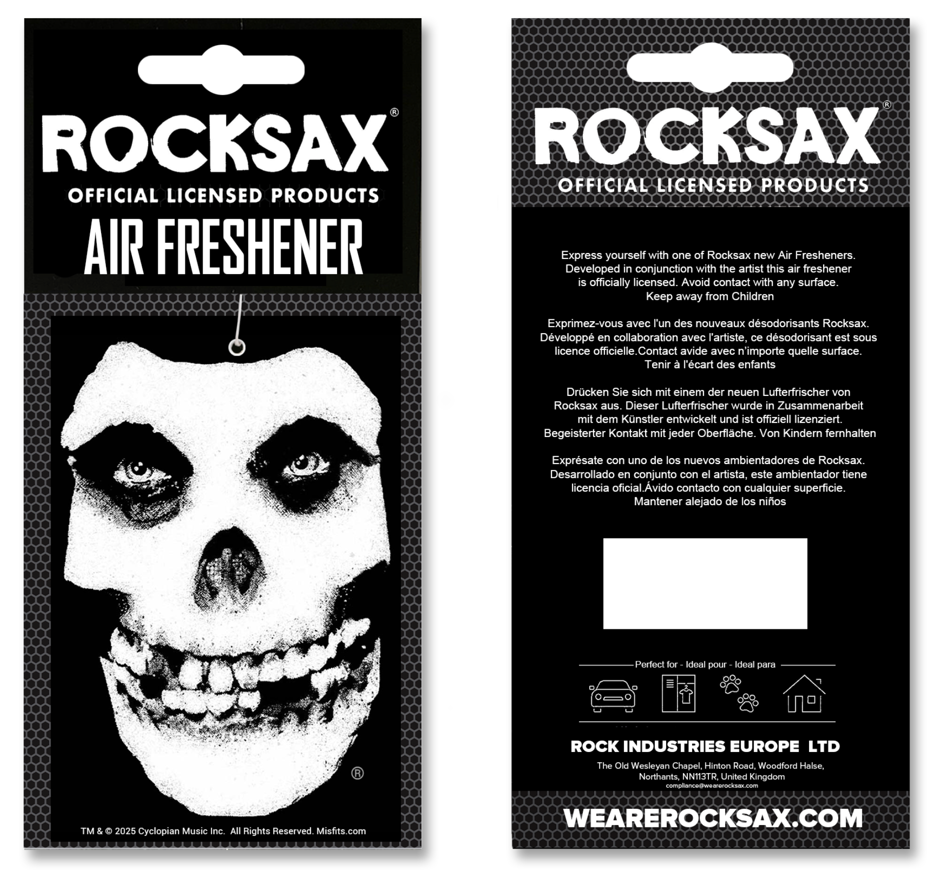 Wholesale Air Freshener - Misfits Fiend