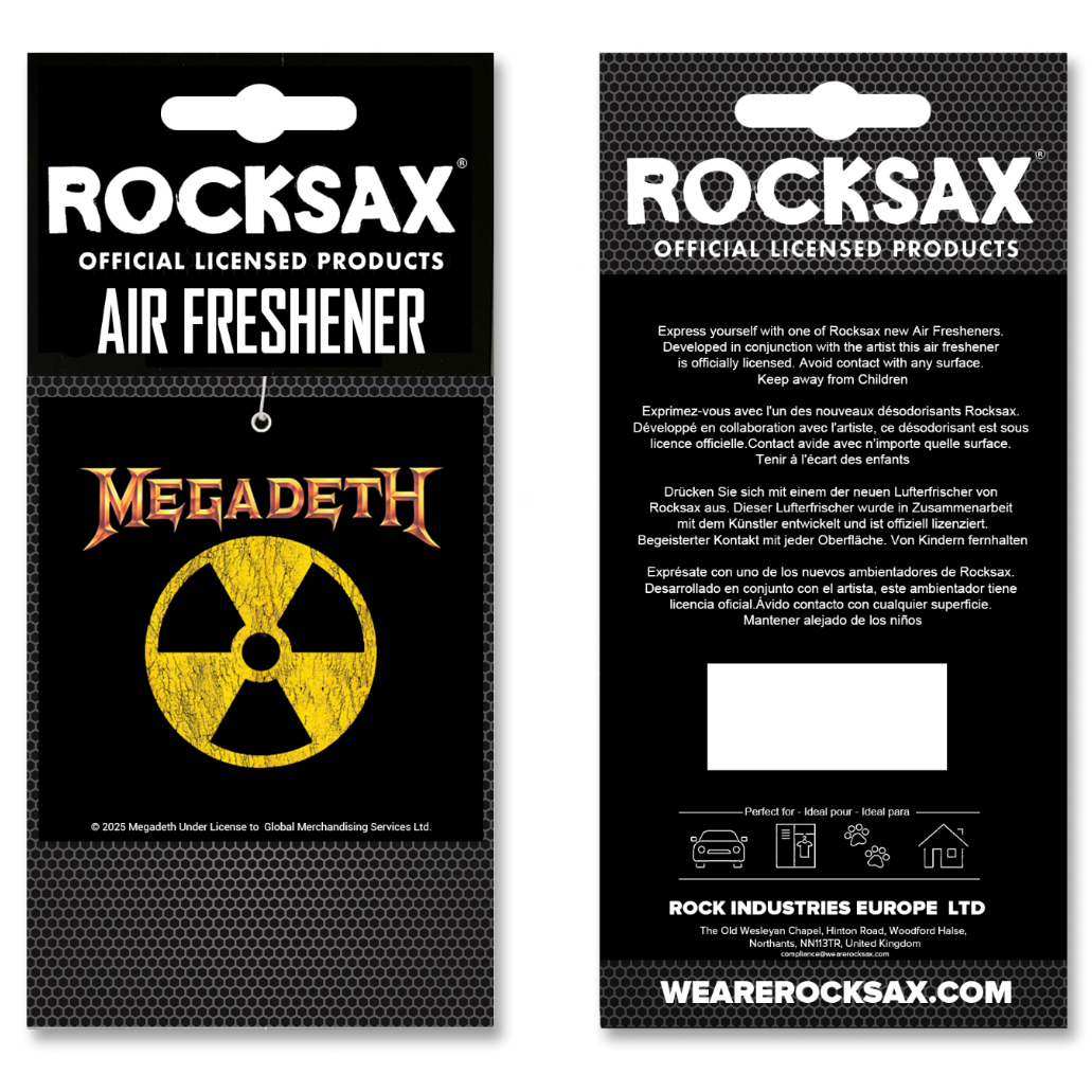 Wholesale Megadeth Logo Air Freshener