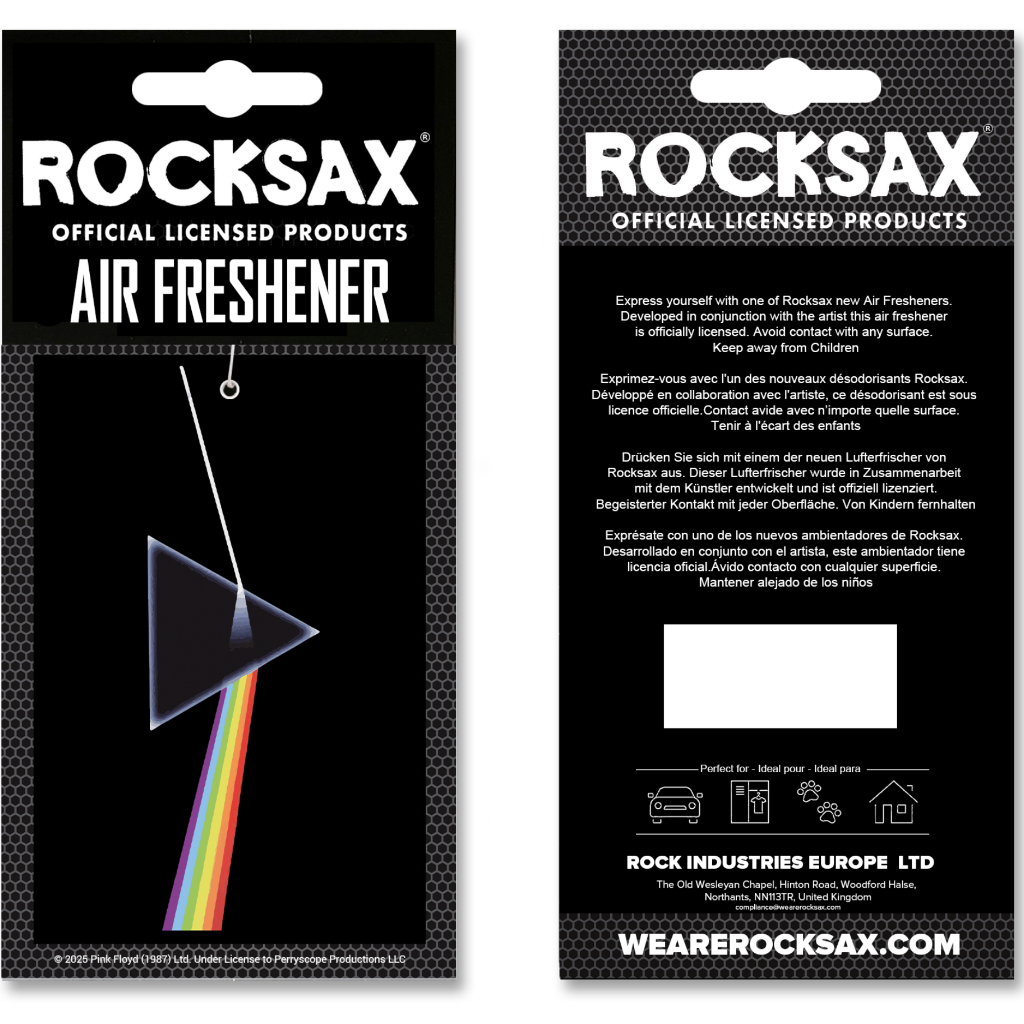 Rocksax Pink Floyd Dark Side Air Freshener