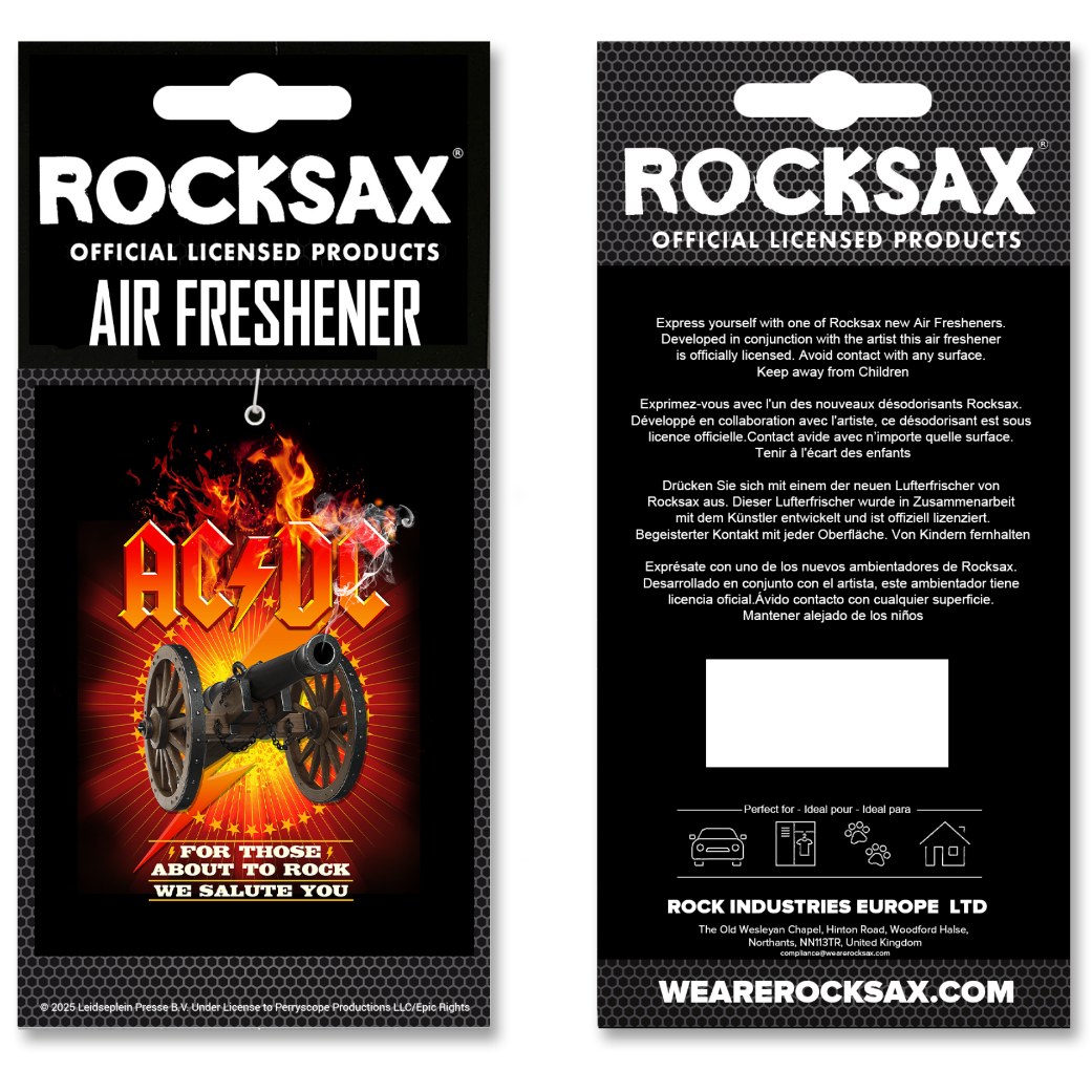 Wholesale AC/DC Air Fresheners - About to Rock