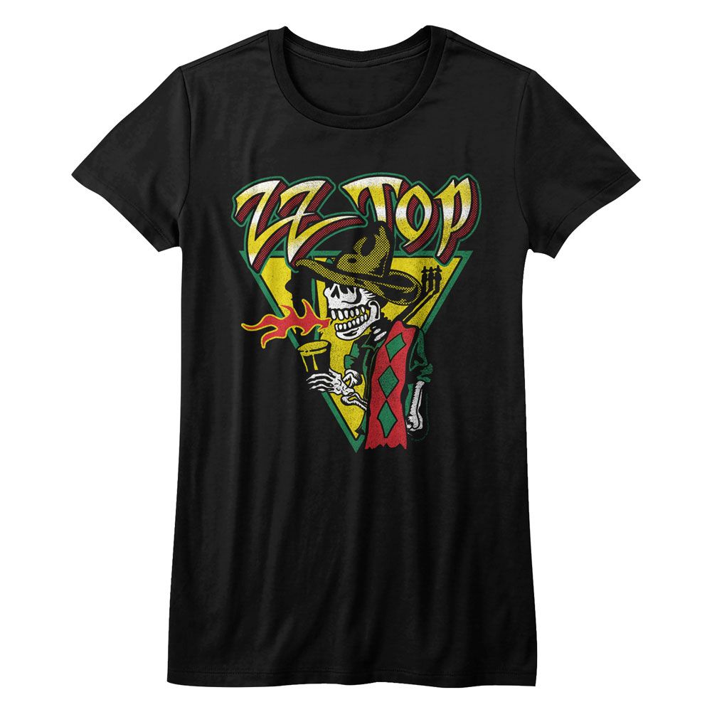 ZZ Top Dia De Los Mescalera Black Women's T-Shirt