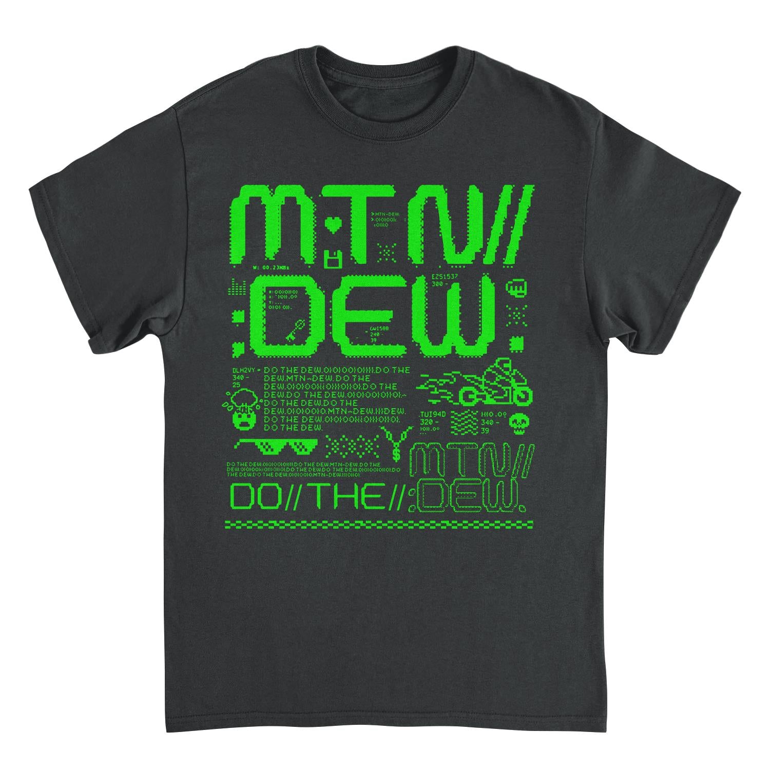 Mountain Dew Pixel Dew Black T-Shirt