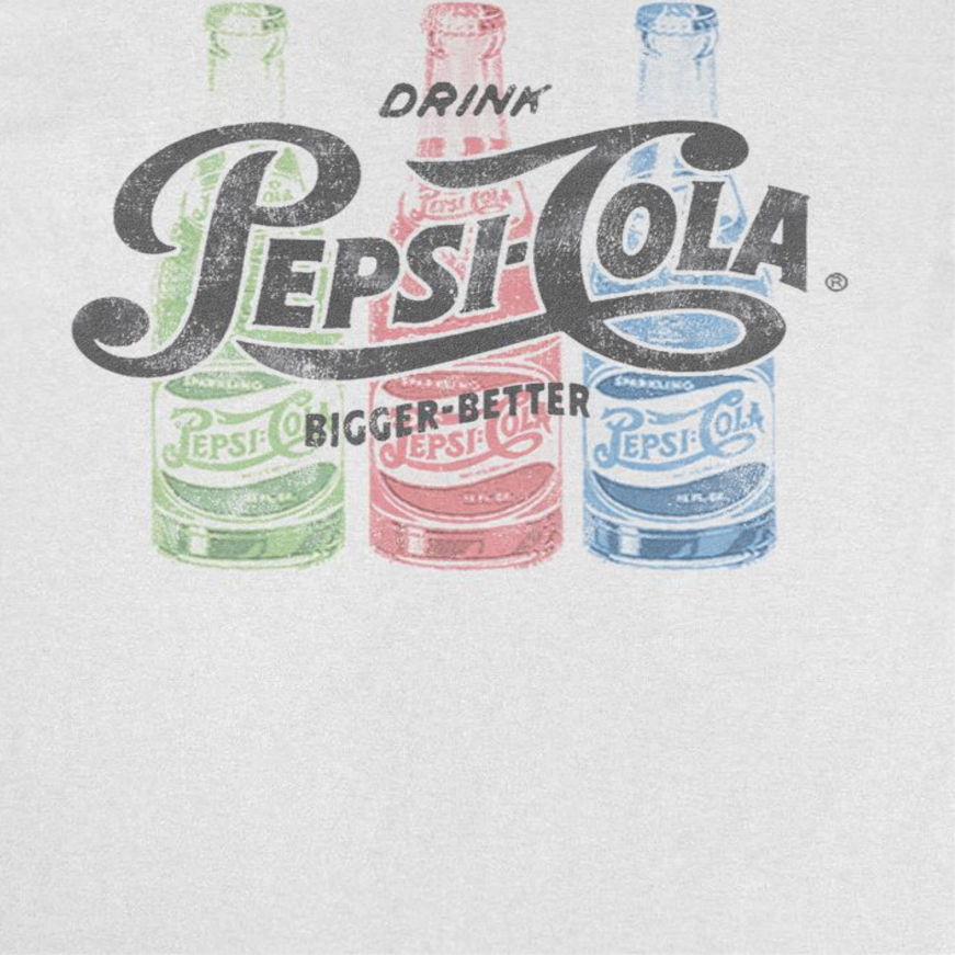 Pepsi Drink Bigger White T-Shirt