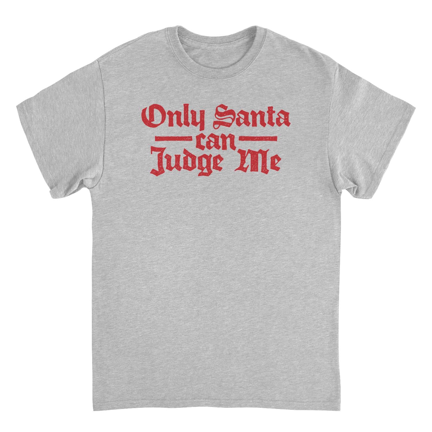Wholesale Christmas T-Shirt - Only Santa Can Judge Me