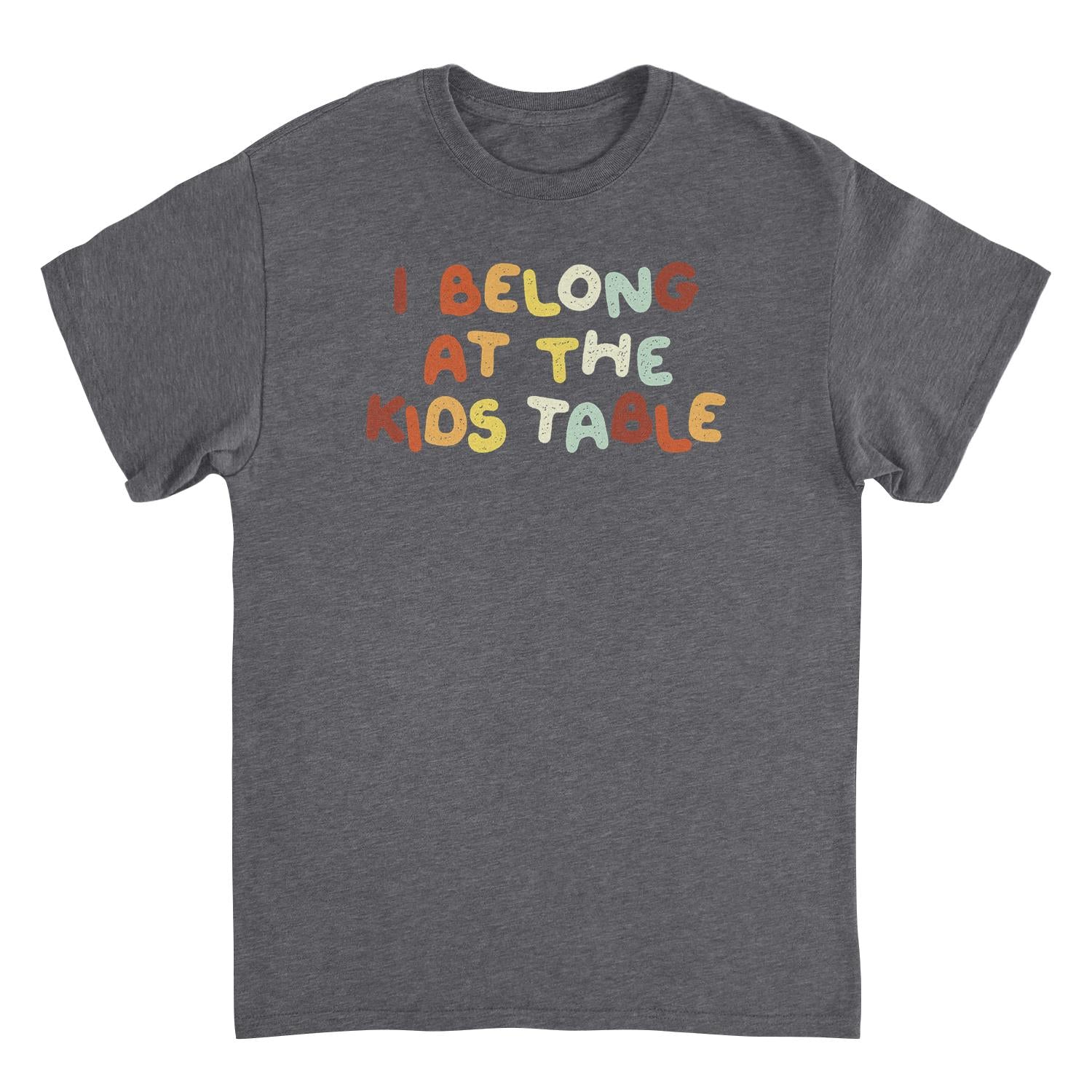 Wholesale Christmas T-Shirt - I Belong at the Kid's Table