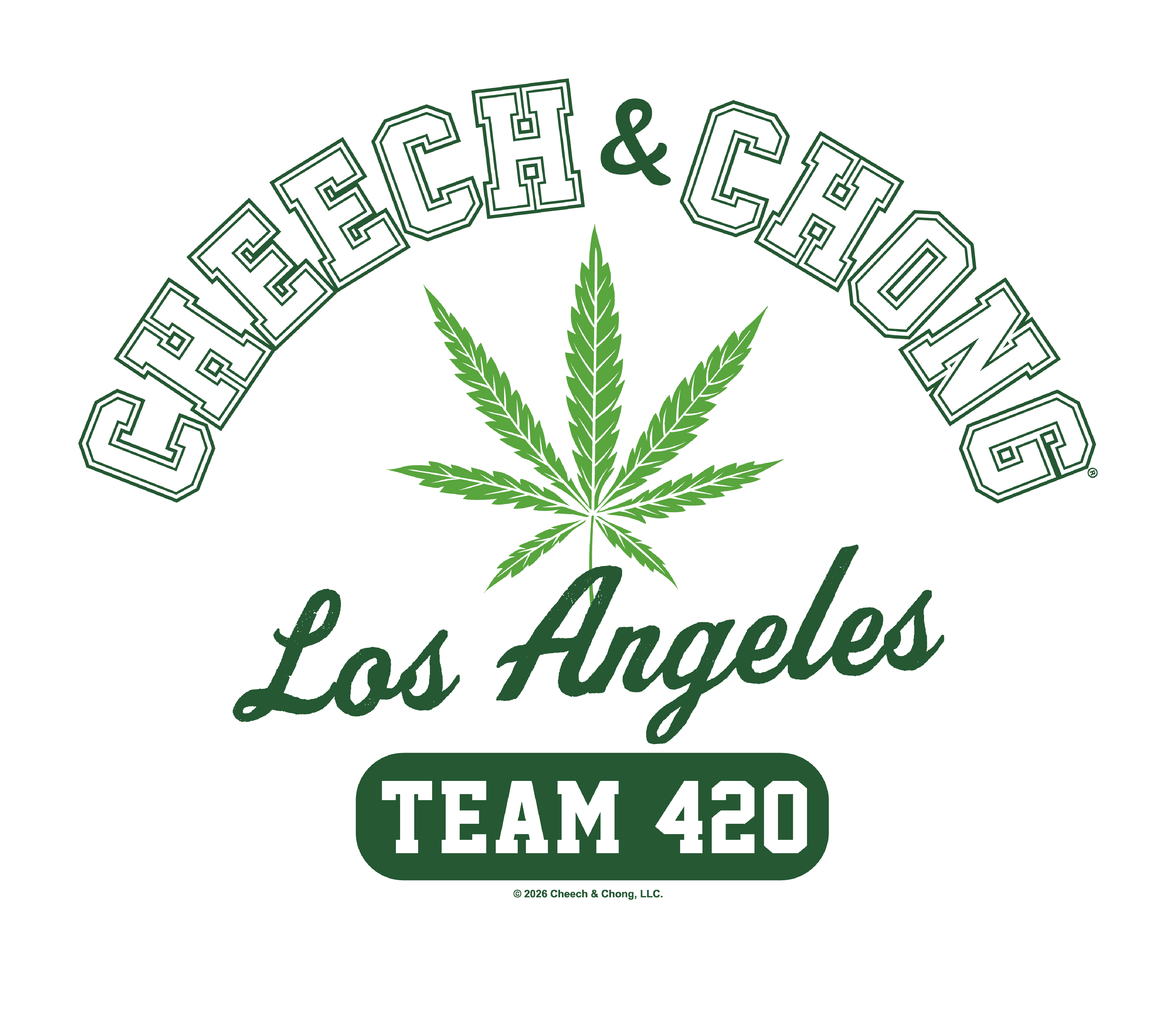 Wholesale Cheech and Chong Los Angeles Team 420 T-Shirt
