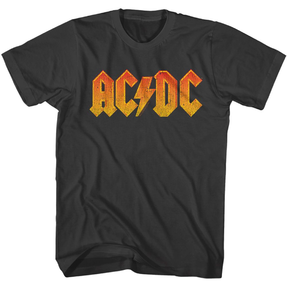 Wholesale AC/DC Distress Orange T-Shirt