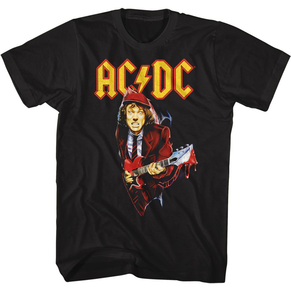 Wholesale AC/DC Guitar Drip T-Shirt
