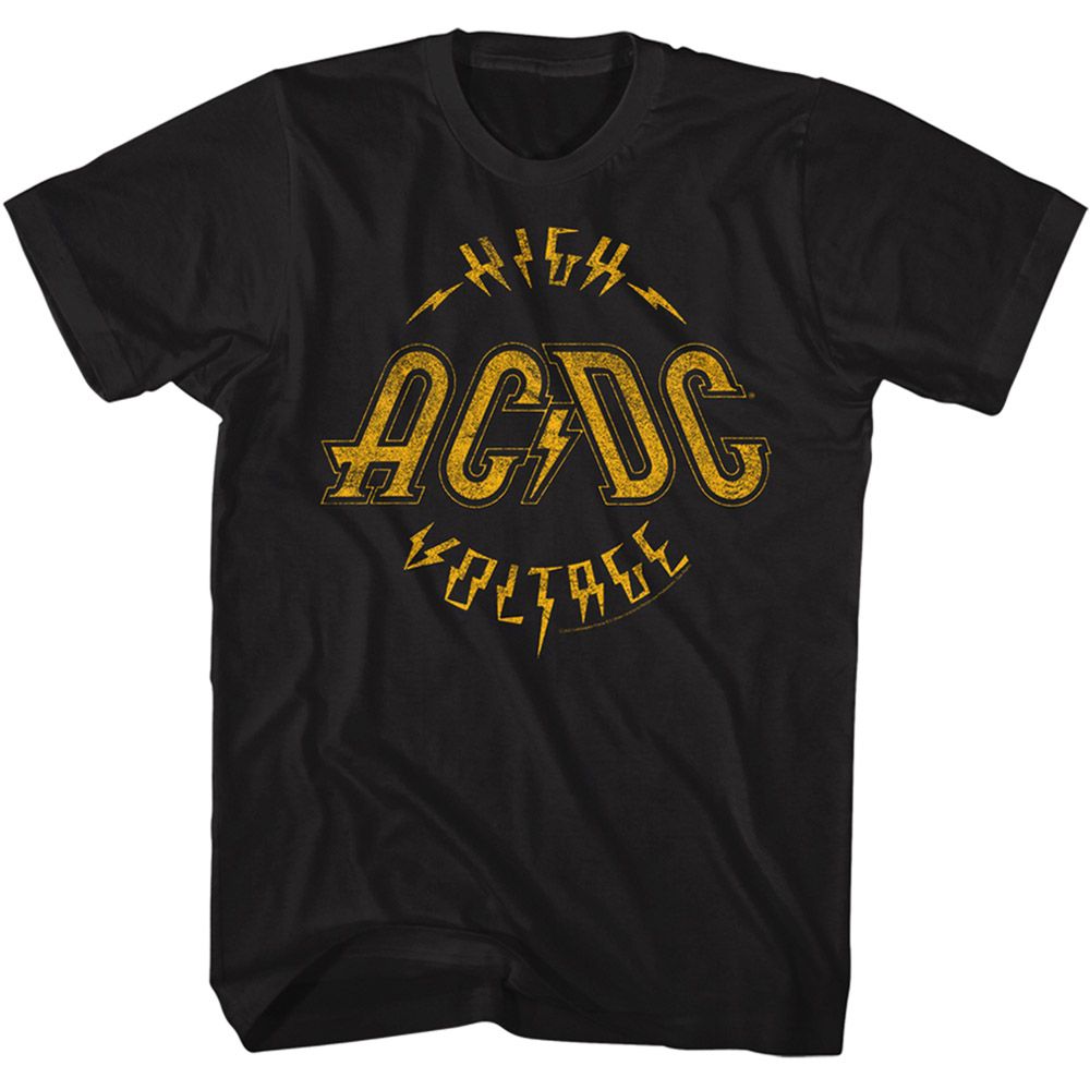 Wholesale AC/DC High Voltage Light Color T-Shirt
