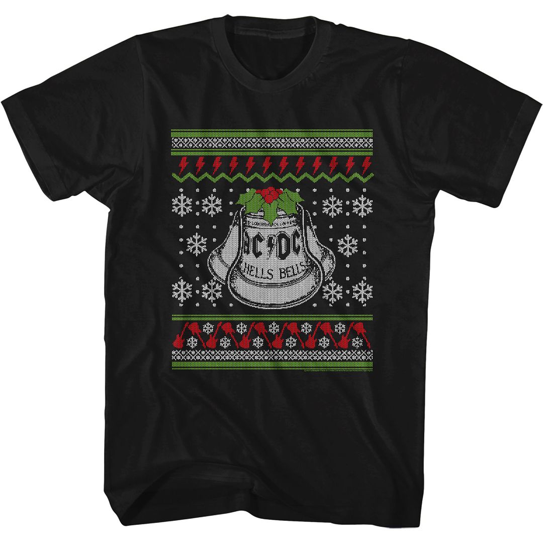 Wholesale AC/DC Tacky Christmas Sweater T-Shirt