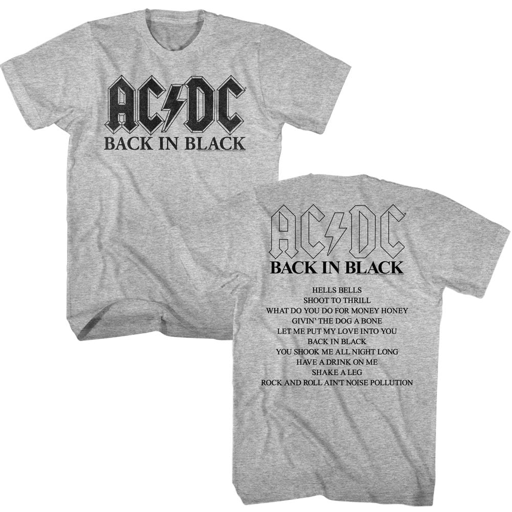 Wholesale AC/DC Back n Black Album T-Shirt