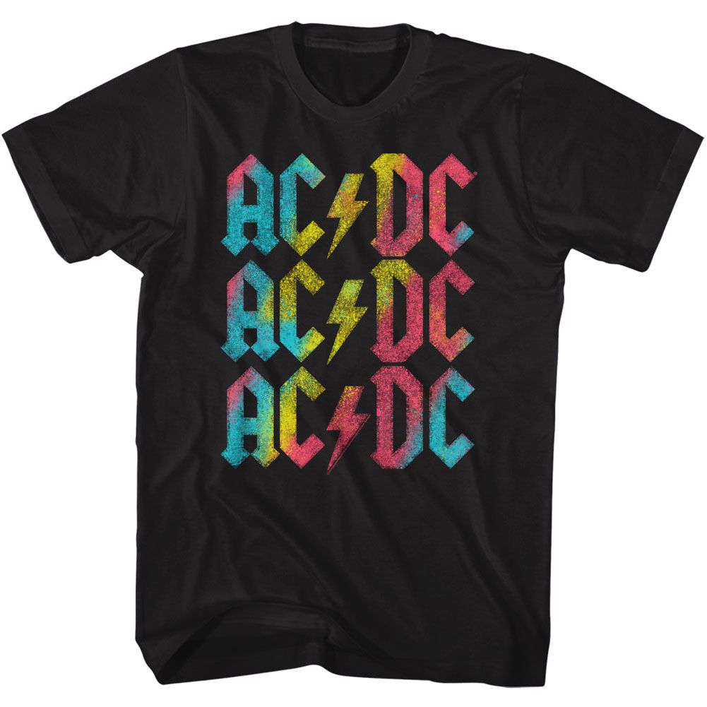 Wholesale AC/DC Rainbow Repeat T-Shirt