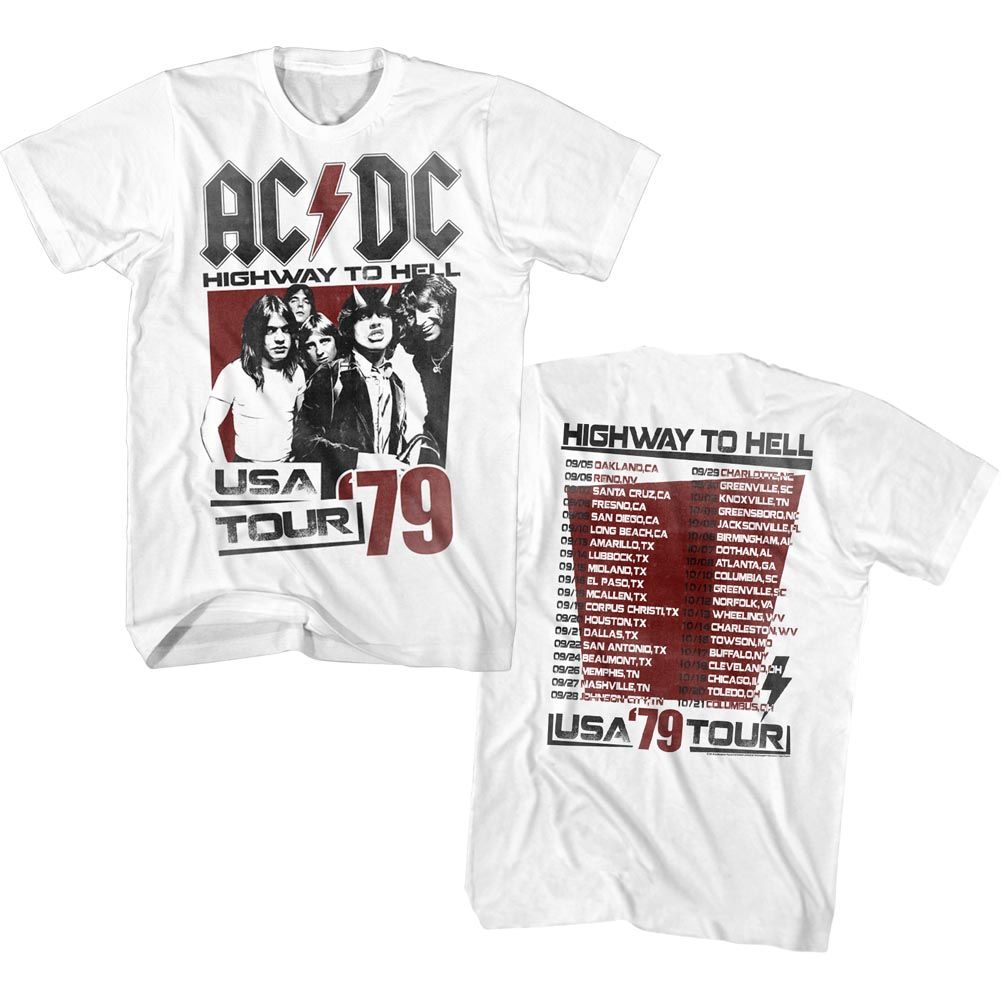 Wholesale AC/DC HTH Tour 79 T-Shirt