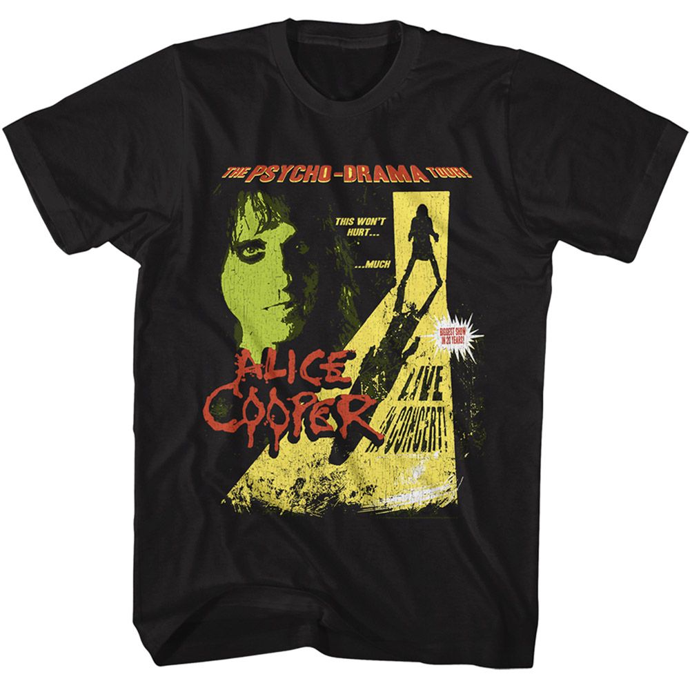 Wholesale Alice Cooper the Pyscho Drama Tour T-Shirt