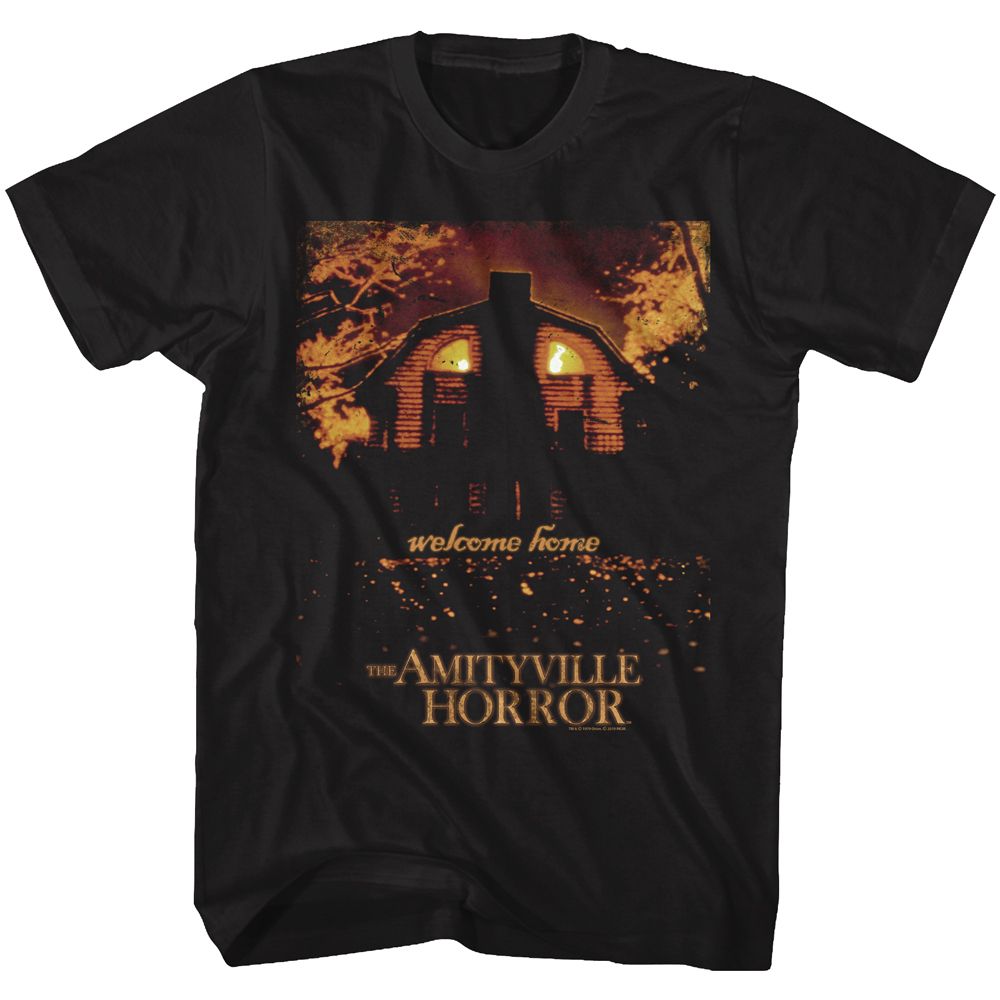 Wholesale Amityville Horror Movie Welcome Home Black Adult T-Shirt