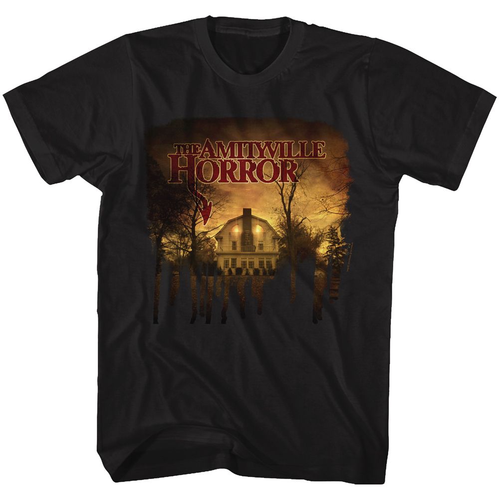 Wholesale Amityville Horror Movie House Black Adult T-Shirt