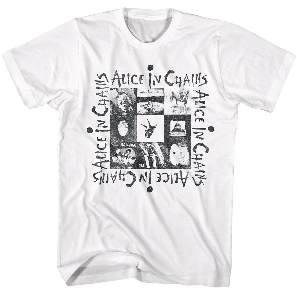 Wholesale Alice in Chains Multi Album Art T-Shirt