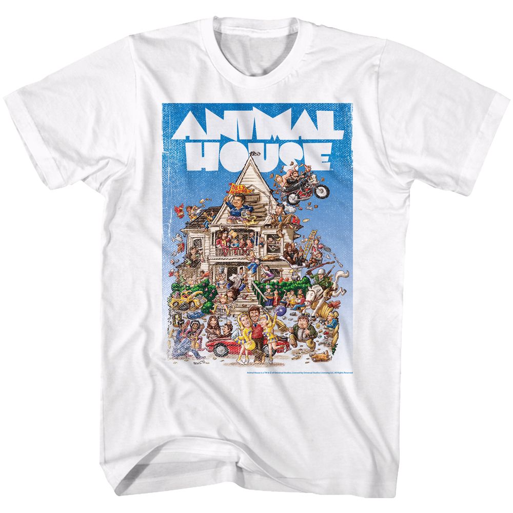 Wholesale Animal House Movie Poster Time White Adult T-Shirt
