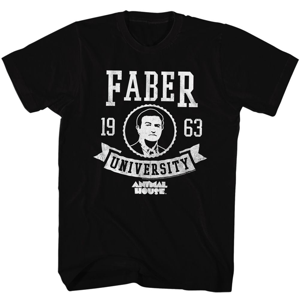 Wholesale Animal House Movie Faber Black Adult T-Shirt