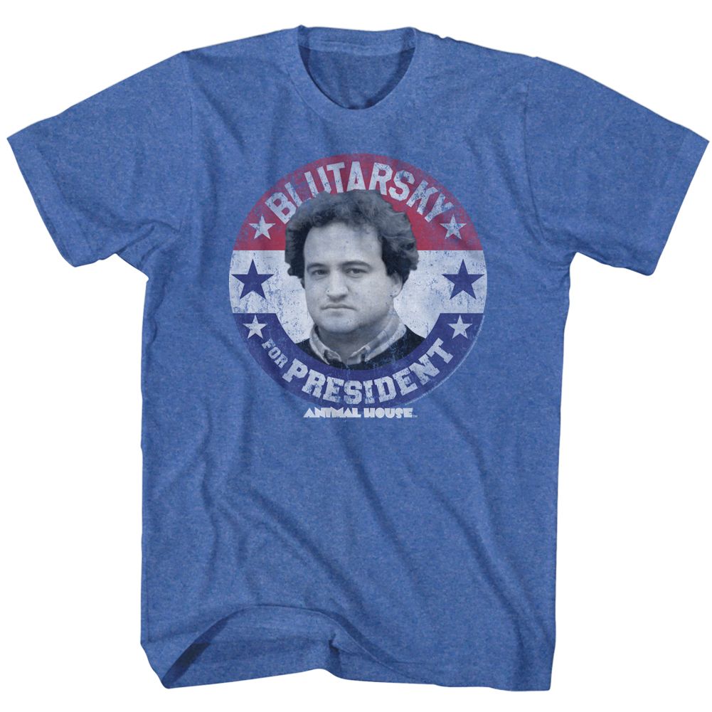 Wholesale Animal House Movie Blutarsky for Prez Heather Royal Adult T-Shirt
