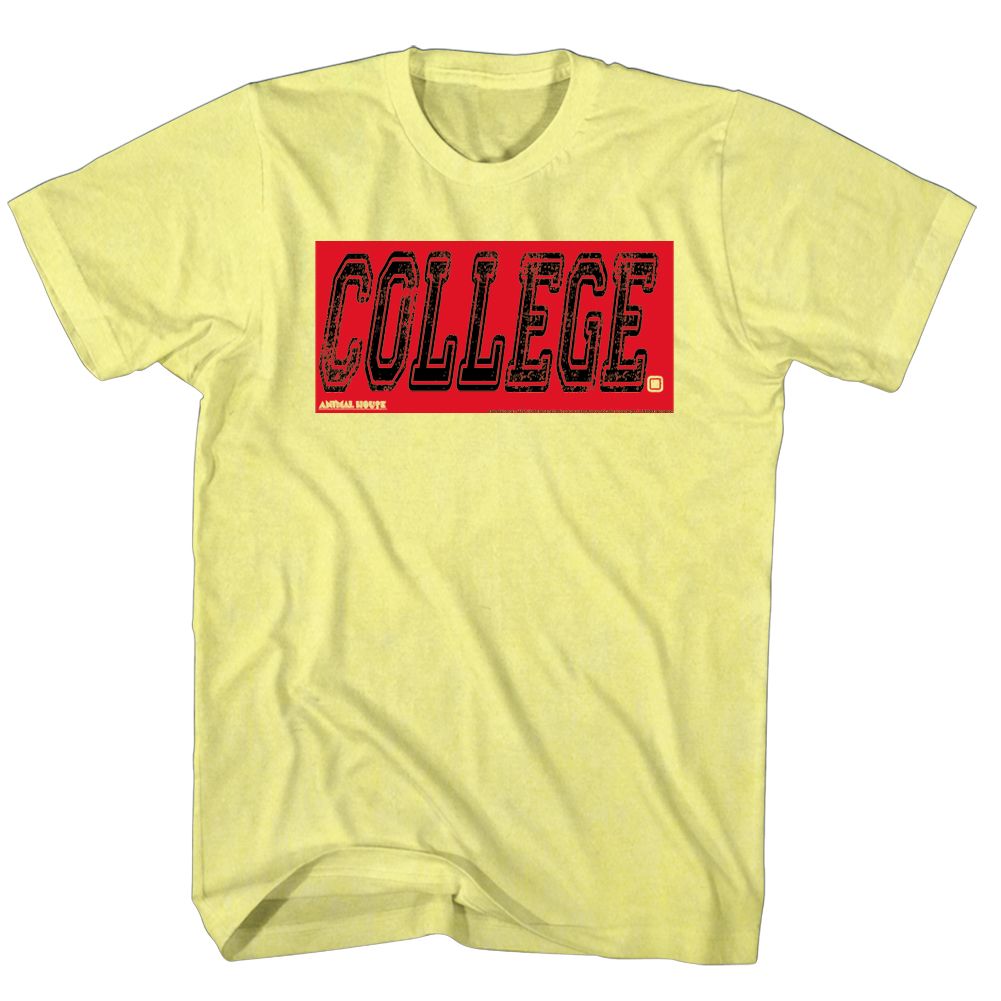 Wholesale Animal House Movie College Oby Solid Yellow Adult T-Shirt