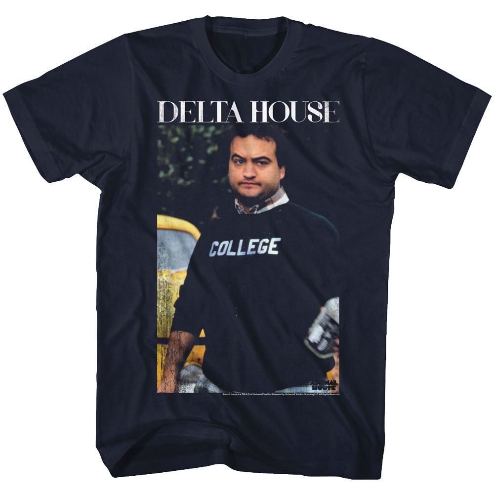Wholesale Animal House Movie D House Navy Adult T-Shirt
