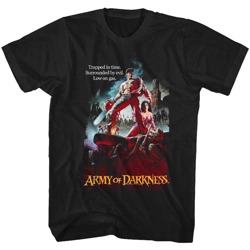 Wholesale Army of Darkness Movie Logo Black Adult T-Shirt