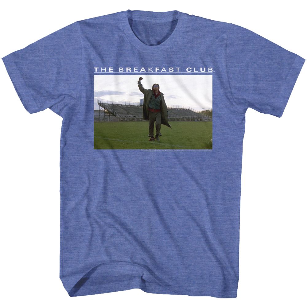 Wholesale Breakfast Club Movie Football Fields Heather Royal Adult T-Shirt