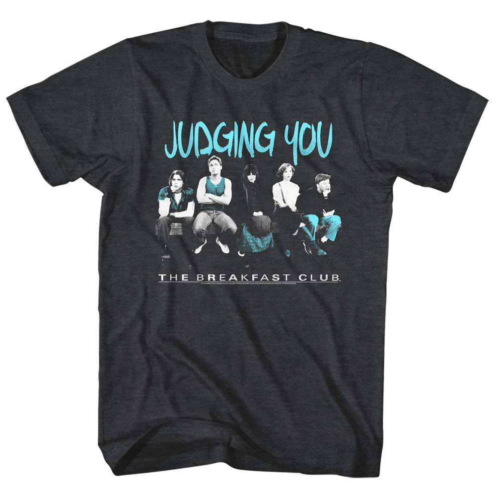 Wholesale Breakfast Club Movie Judging You Heather Black Adult T-Shirt