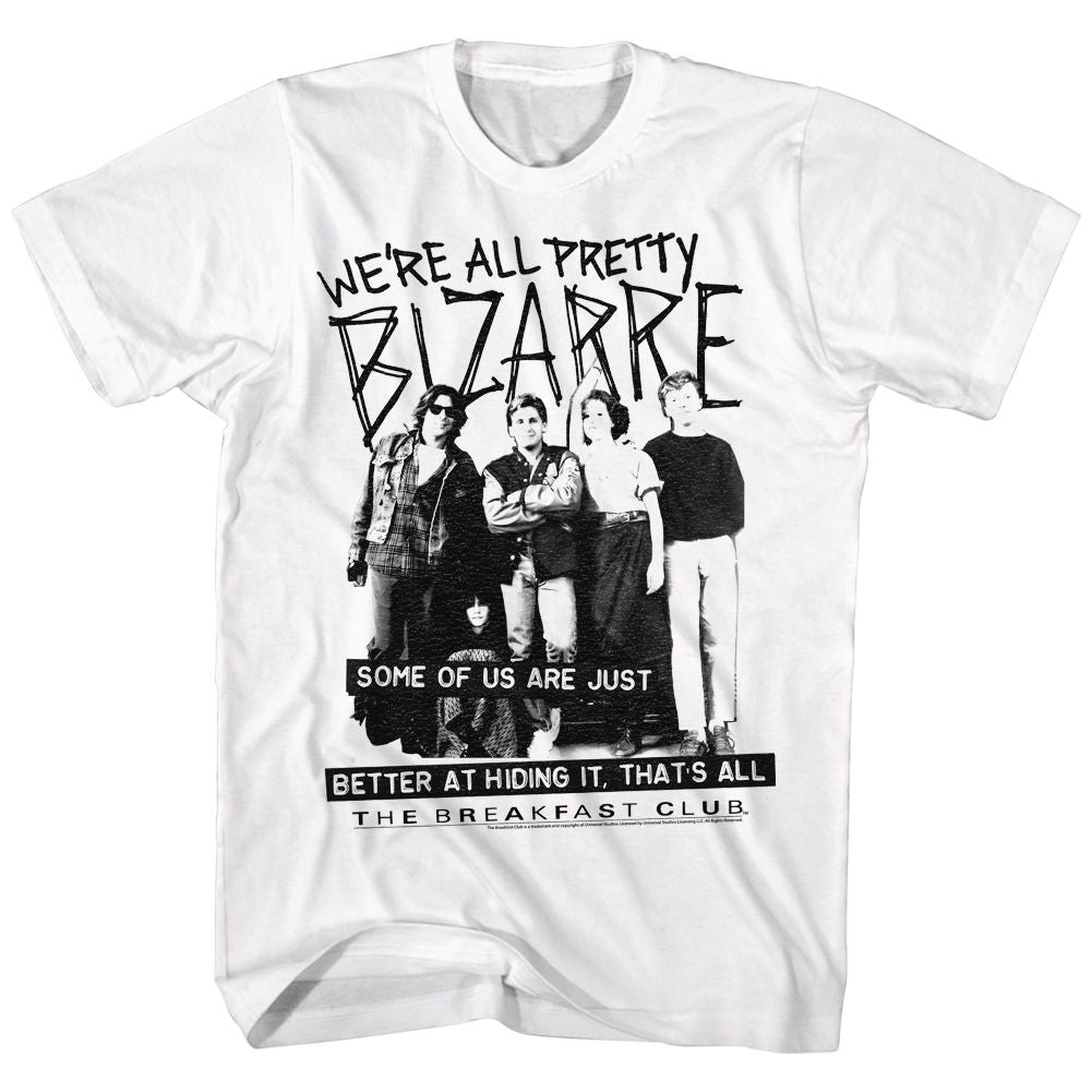 Wholesale Breakfast Club Movie Pretty Bizarre White Adult T-Shirt