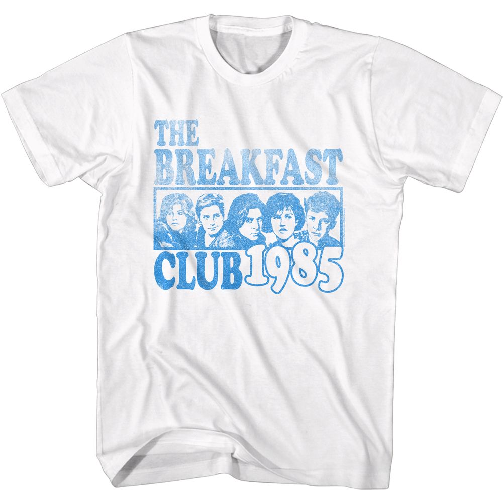 Wholesale Breakfast Club Movie Blue Ink Box White Adult T-Shirt