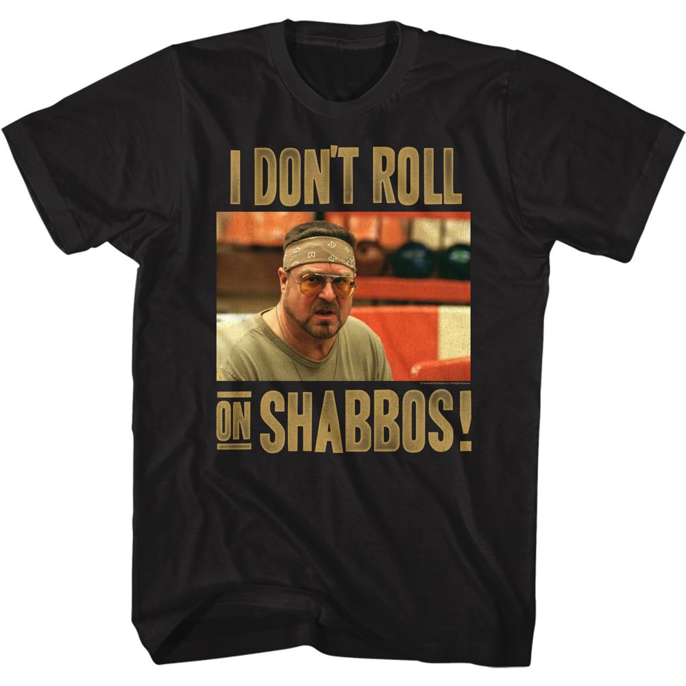 Wholesale The Big Lebowski Shabbos Black Adult T-Shirt