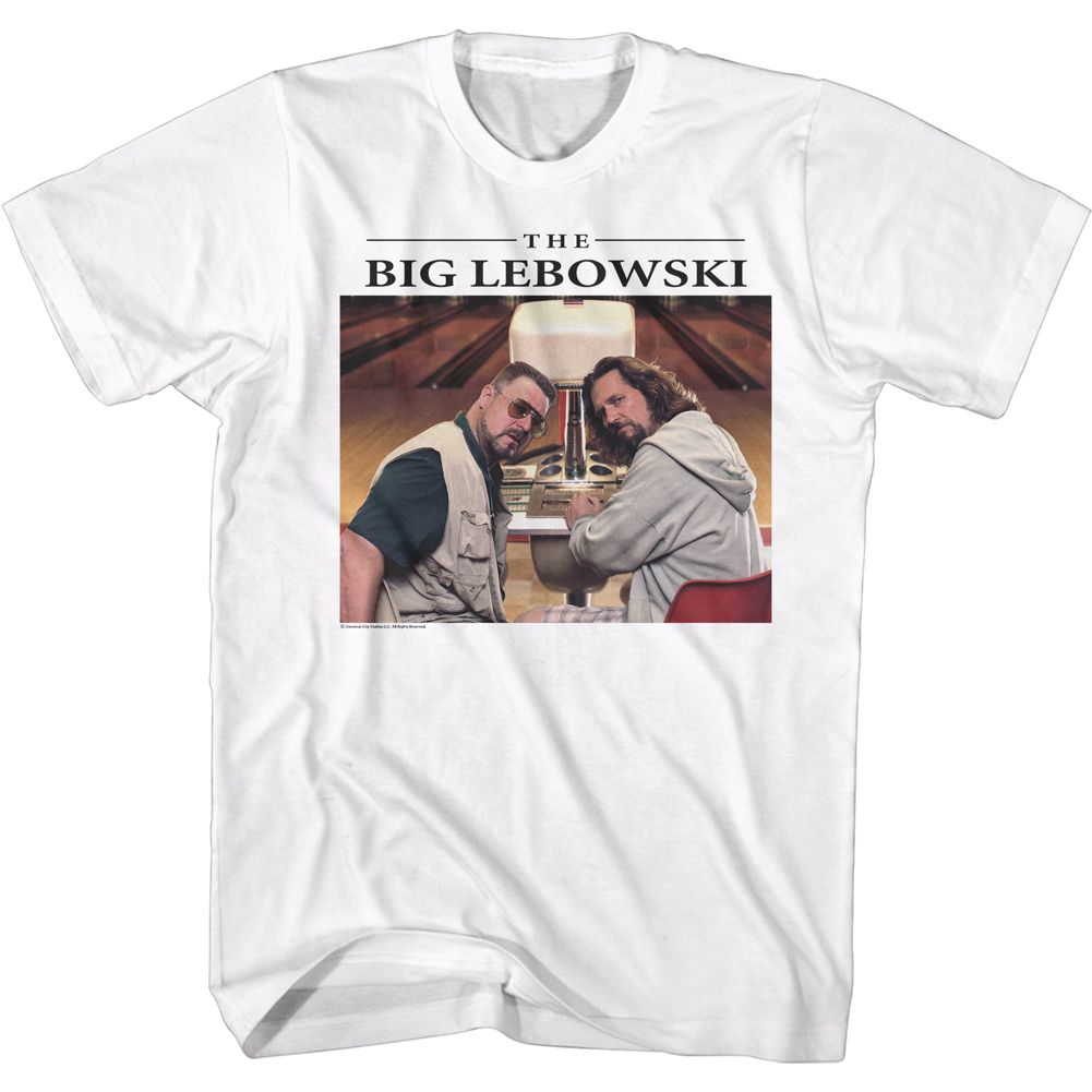 Wholesale The Big Lebowski Simple Dudes White Adult T-Shirt