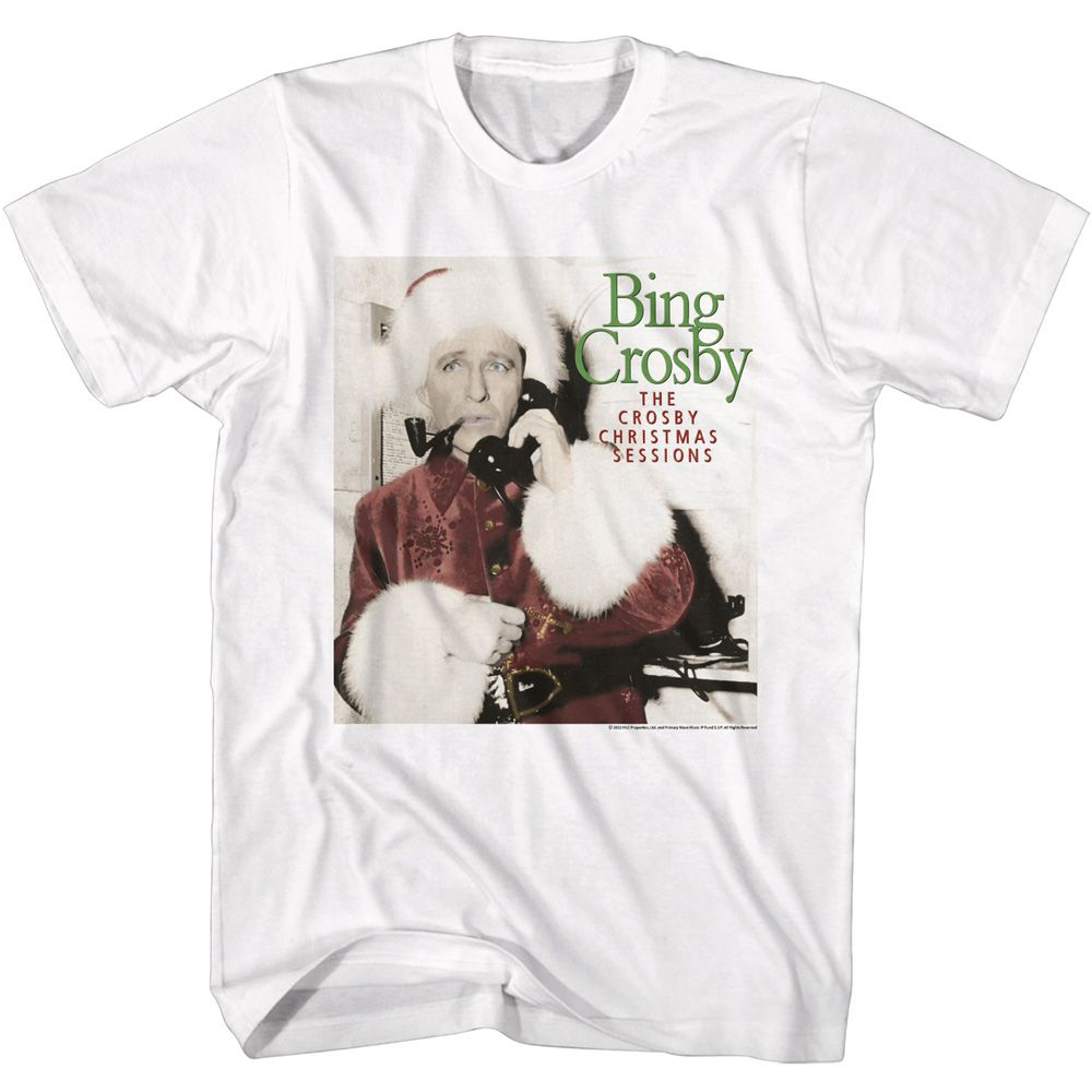 Wholesale Bing Crosby Christmas Sessions Album T-Shirt