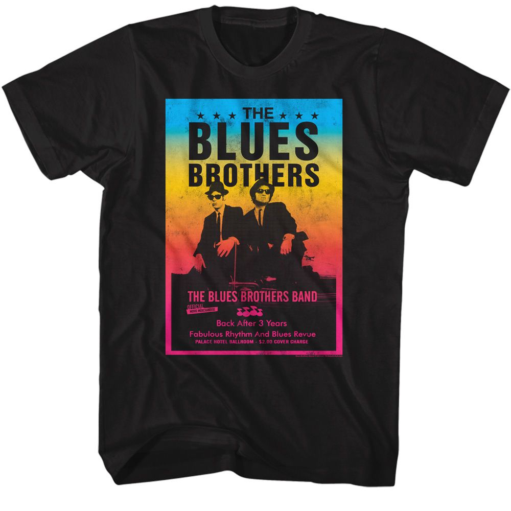 Wholesale The Blues Brothers Movie Poster Black Adult T-Shirt