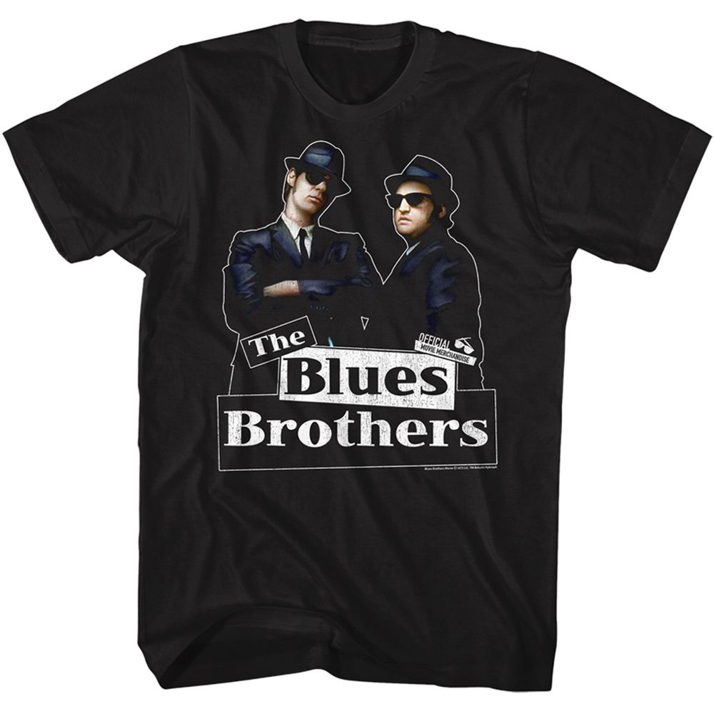 Wholesale The Blues Brothers Movie New Blue Black Adult T-Shirt
