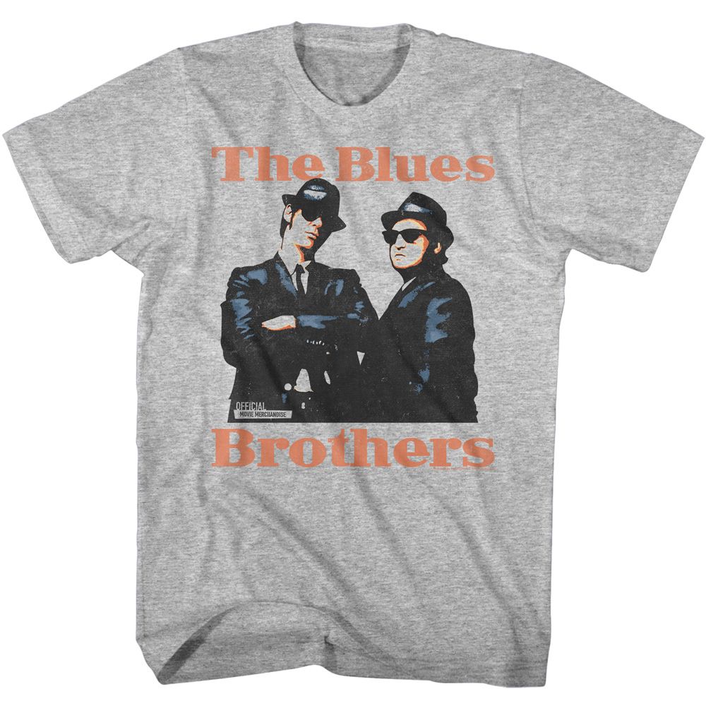 Wholesale The Blues Brothers Movie Gray Adult T-Shirt