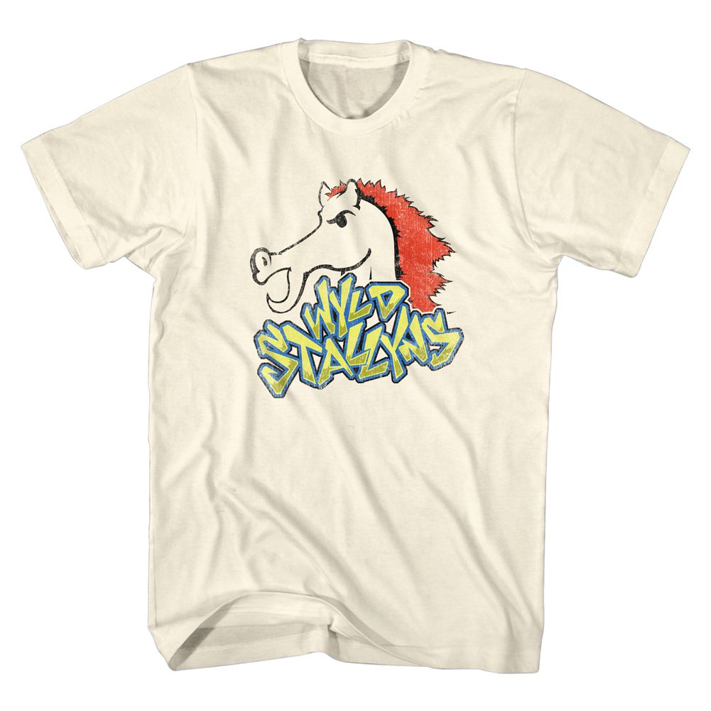 Wholesale Bill and Ted Stallyns 2 Solid Natural Adult T-Shirt