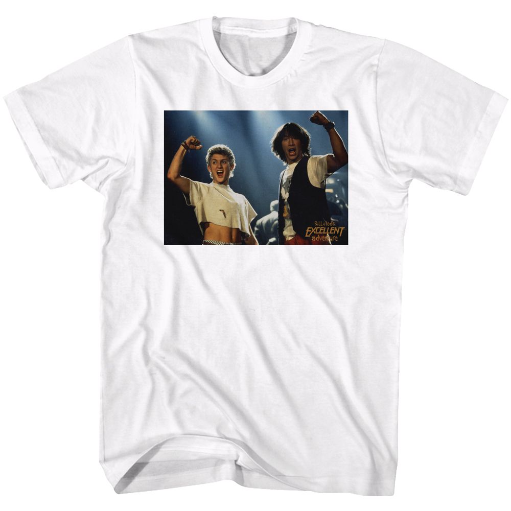 Wholesale Bill and Ted White Adult T-Shirt