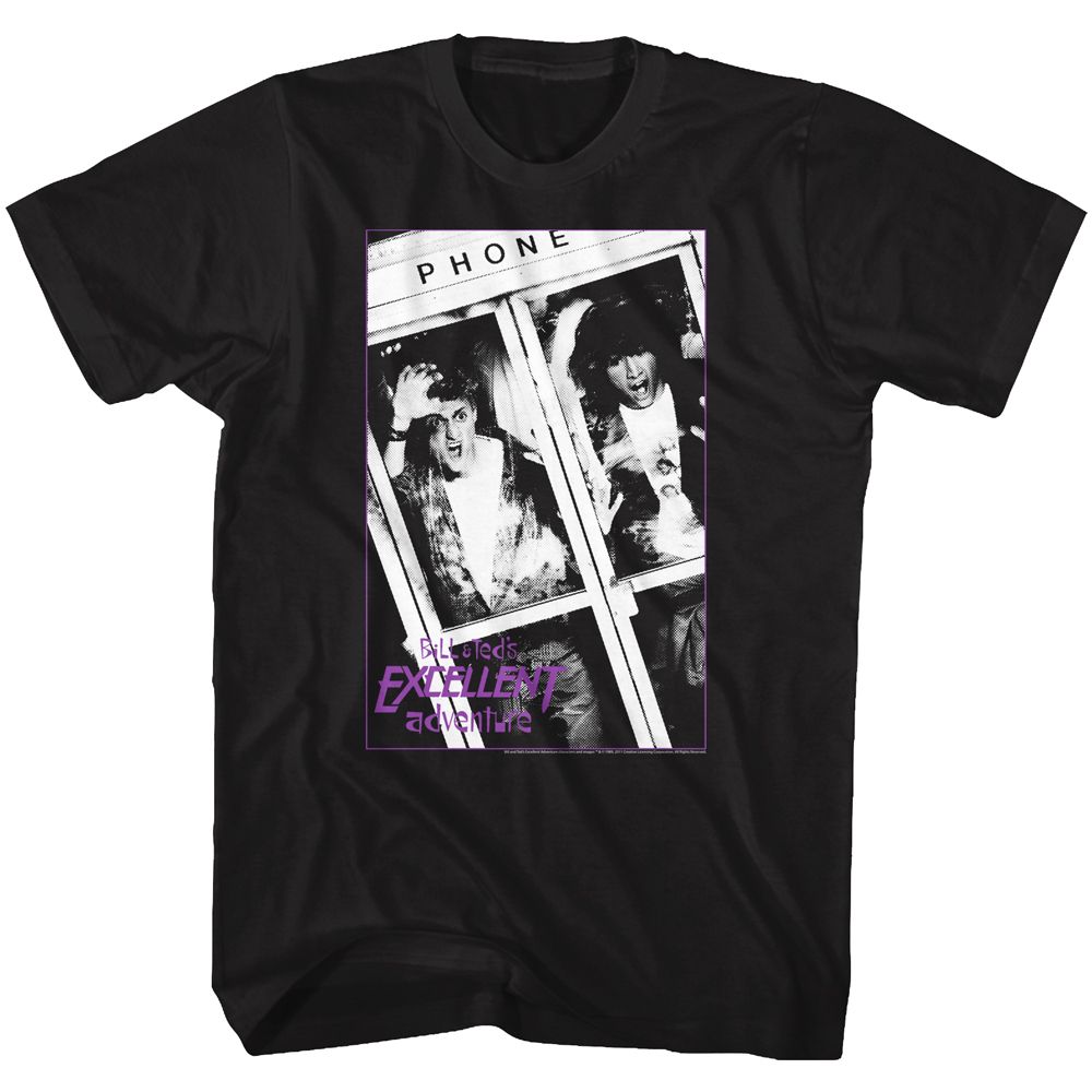 Wholesale Bill and Ted BNT Black Adult T-Shirt